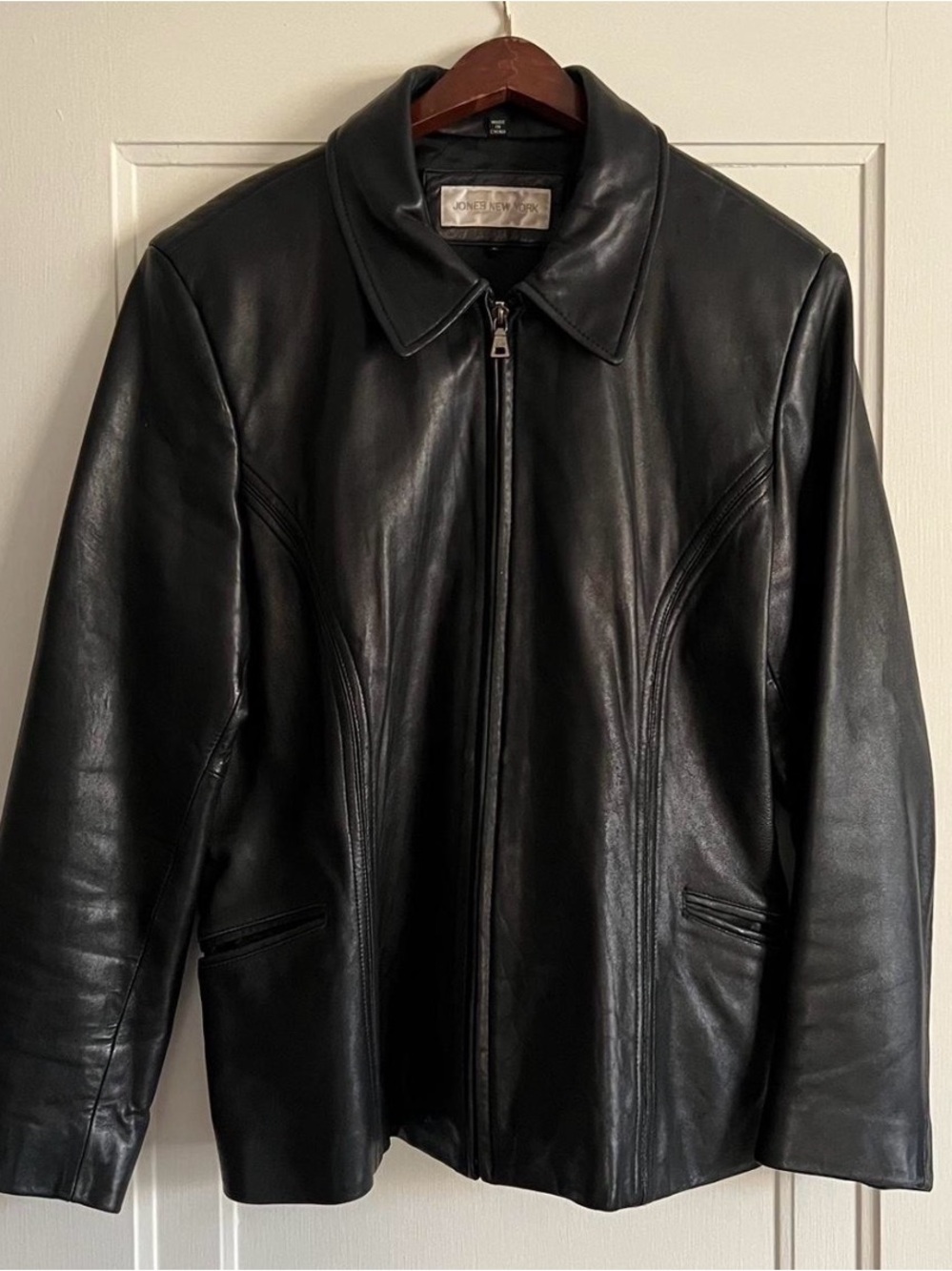 Jones New York leather jacket
